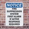 Signmission Fire Suppression System First OSHA Notice Sign, Plastic, 7in W x 10in L, 2PK OS-2PACK-NS-P-710-V-12702 - alternate 3